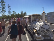 Embarquement navette groupe