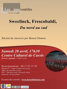 Concert classique - De Sweelinck à Frescobaldi, du nord au sud