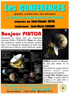 Conférence "Découverte de la planète Pluton"