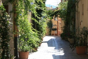 Cassis centre ville historique - ruelles fleuries Cassis centre ville historique - ruelles fleuries